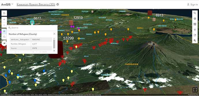 3D smart maps for volcanic activity image