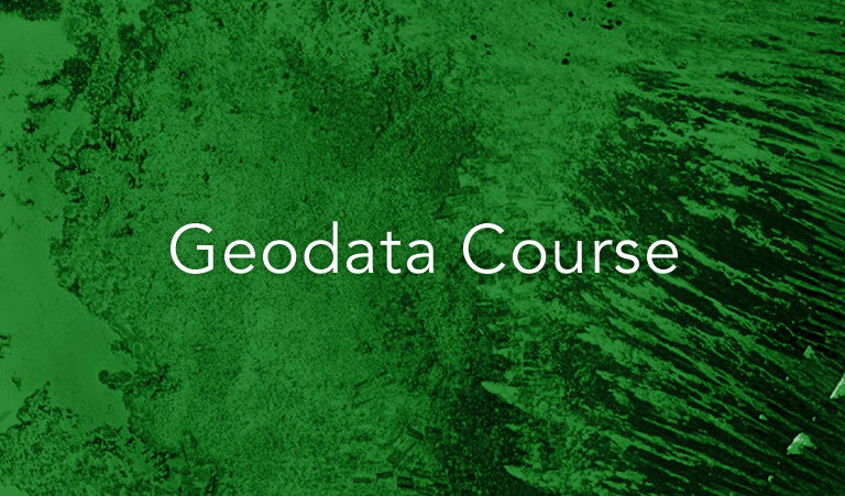 Geodata training course card