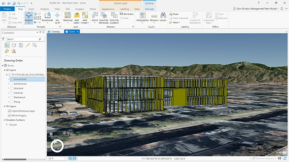 3D BIM data mapping