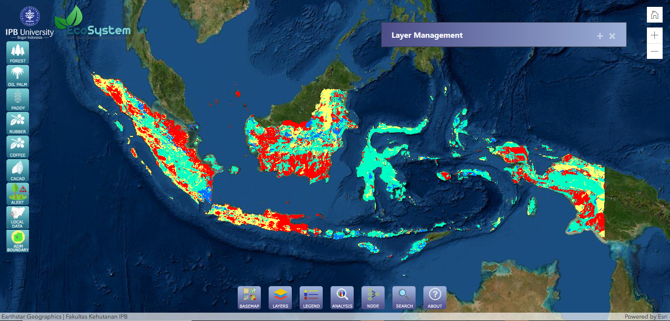 WebGIS EcoSystem screengrab