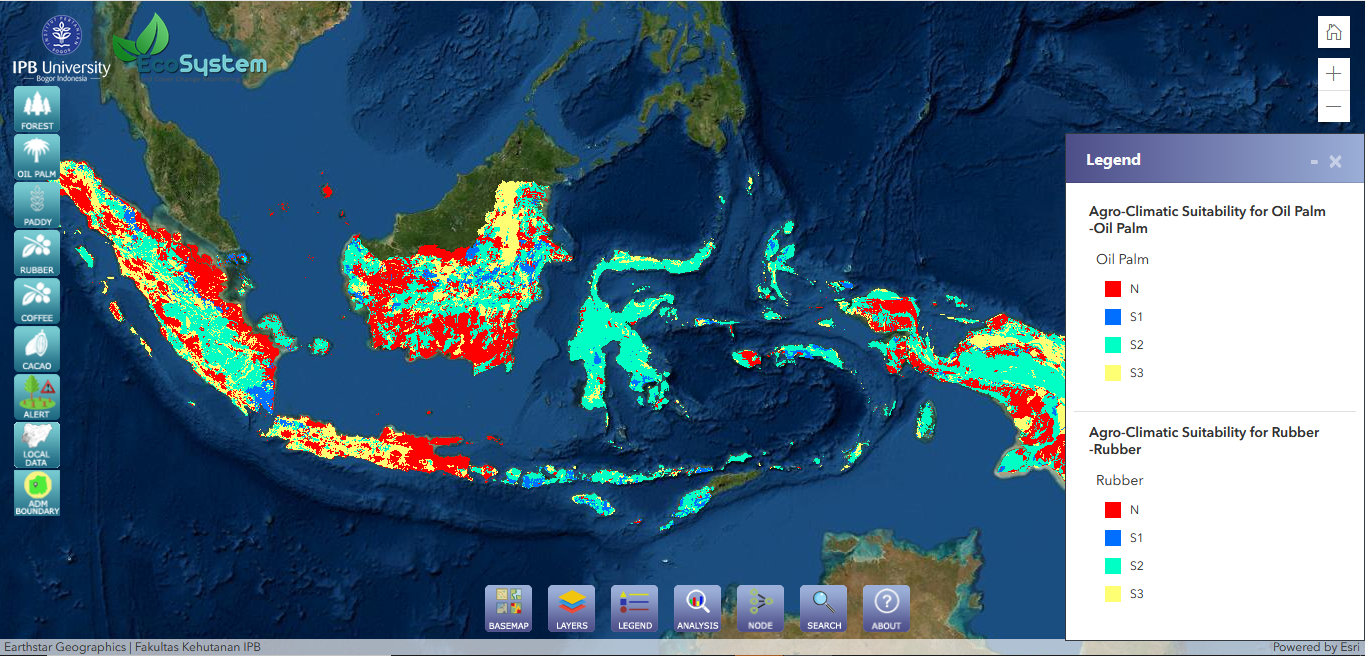 WebGIS EcoSystem screengrab