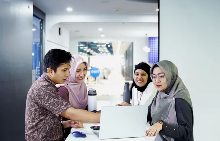 Employees Talking