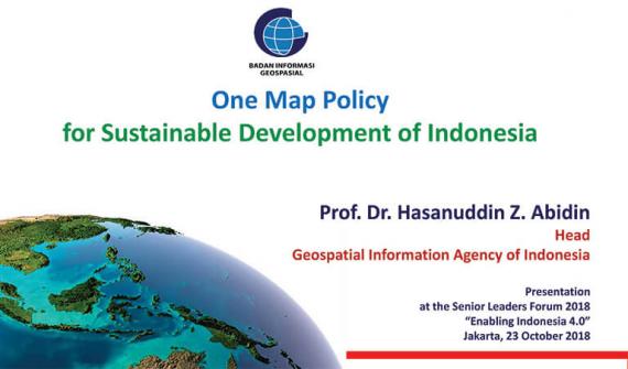 Keynote Speech: One Map Policy for Sustainable Development