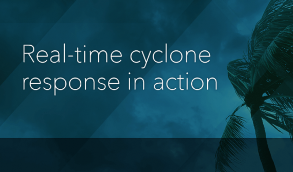 Real-time cyclone response in action