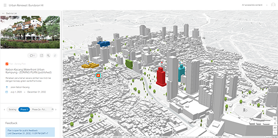 3D urban development and zoning simulation